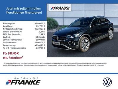 Neu VW T-Roc Goal 150 PS (110 kW) 2026 Schwarz SUV