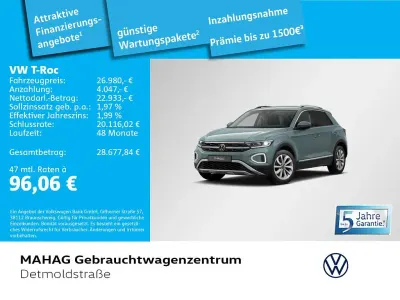 Gebraucht VW T-Roc Style 116 PS (85 kW) 2025 Petroleum blue metallic SUV