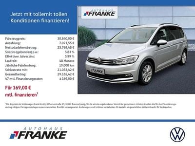 Gebraucht VW Touran Comfortline 150 PS (110 kW) 2023 Silber Van / Kleinbus