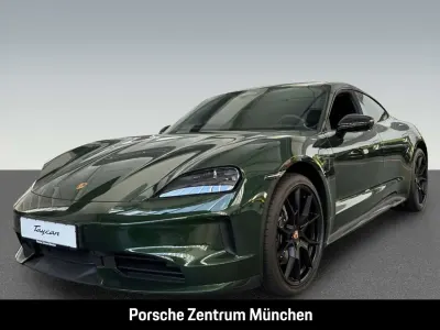 Neu Porsche Taycan 4 Black Edition 319 kW (435 PS) 2026 Oakgrünmetallic neo Limousine