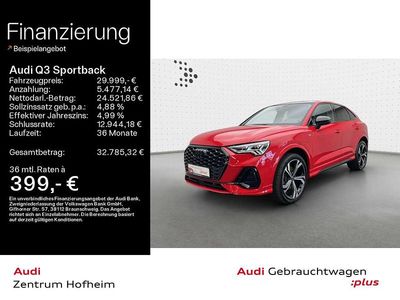 Gebraucht Audi Q3 S-Line 245 PS (180 kW) 2021 Tangorot metallic SUV
