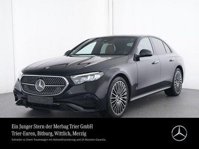 Gebraucht Mercedes E300 AMG 313 PS (230 kW) 2024 Obsidianschwarz metallic Limousine