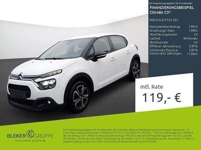 Weiß Gebraucht 2021 Citroën C3 Limousine | 9.990 € (Fairer Preis)