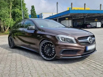 Brugt Mercedes A45 AMG AMG 415 HK (305 kW) 2015 Brun Hatchback