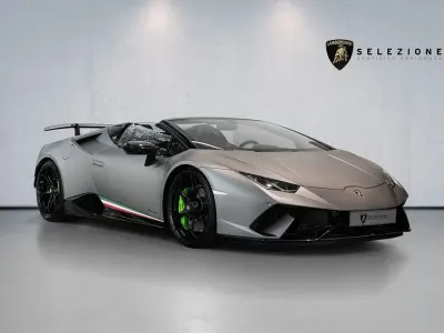 Usata Lamborghini Huracán 639 CV (469 kW) 2018 Grigio Cabrio