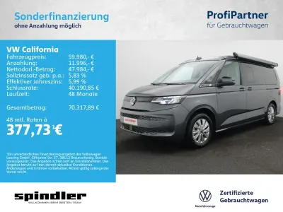 Gebraucht VW California Beach 150 PS (110 kW) 2024 Grau (indiumgrau metallic) Van