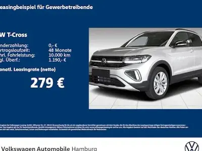 Ny VW T-Cross Life 116 HK (85 kW) 2025 Sølv SUV