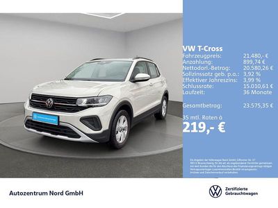 Ascotgrau Gebraucht 2024 VW T-Cross Life SUV | 21.980 € (Fairer Preis)