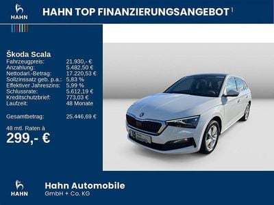 Moonweiss metallic Gebraucht 2023 Skoda Scala Style Kleinwagen | 21.930 € (Fairer Preis)