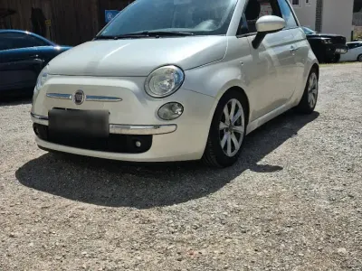 Gebraucht Fiat 500 70 PS (51 kW) 2009 Weiß Cabrio