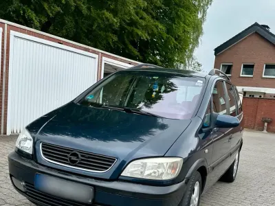 Gebraucht Opel Zafira 125 PS (91 kW) 2003 Blau Van / Kleinbus