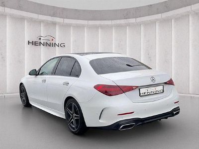 Gebraucht Mercedes C220 AMG line 200 PS (147 kW) 2021 Weiß Limousine