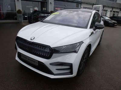 Gebraucht Skoda Enyaq iV RS 219 kW (299 PS) 2023 Moonweiss metallic SUV