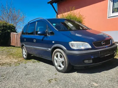 Gebraucht Opel Zafira Comfort 108 PS (79 kW) 2002 Blau Van / Kleinbus