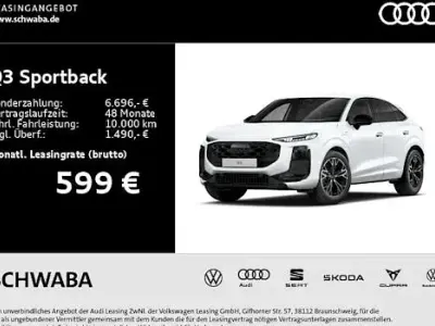 Neu Audi Q3 Sportback Ambiente 272 PS (200 kW) 2026 Schwarz SUV