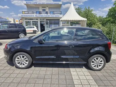 Gebraucht VW Polo Style 60 PS (44 kW) 2011 Ebenholzschwarz Kleinwagen