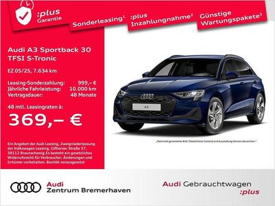 Gebraucht Audi A3 Ambiente 116 PS (85 kW) 2025 Navarrablau metallic Limousine