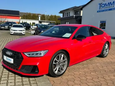 Gebraucht Audi A7 Sportback S-Line 299 PS (219 kW) 2023 Tangorot Kleinwagen