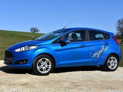 Gebraucht Ford Fiesta Titanium 101 PS (74 kW) 2014 Blau Kleinwagen