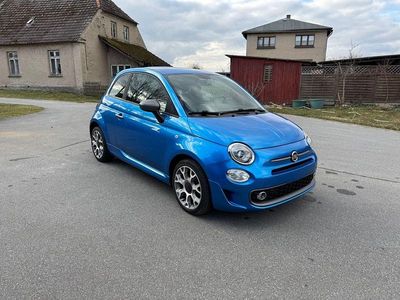 Begagnad Fiat 500S 105 HK (77 kW) 2016 Blå Halvkombi