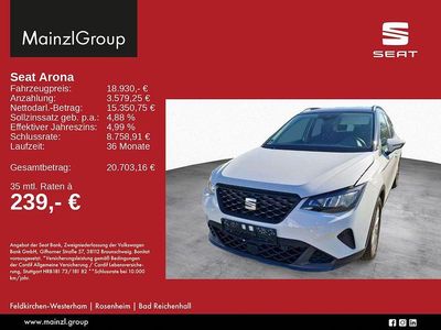 Gebraucht Seat Arona Style 95 PS (69 kW) 2023 Weiß SUV