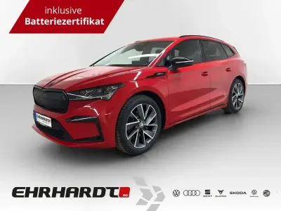 Brugt Skoda Enyaq iV SportLine 110 kW (150 HK) 2022 Rød SUV