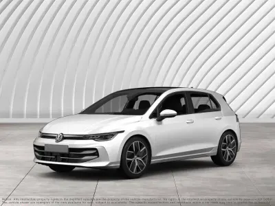 Second-hand VW Golf VIII Life 116 CP (85 kW) 2022 Alb Berlinǎ