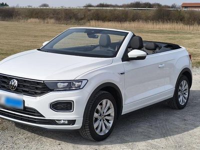 Second-hand VW T-Roc Cabriolet R-line 150 CP (110 kW) 2021 Alb Cabrio