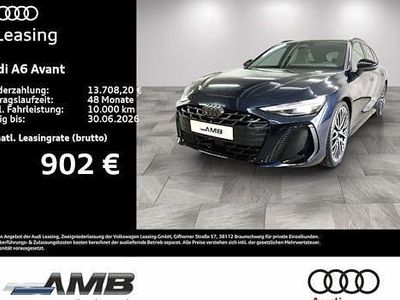 Neu Audi A6 S-Line 367 PS (269 kW) 2025 Firmamentblau metallic Kombi