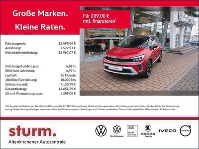 Gebraucht Opel Crossland Ultimate 120 PS (88 kW) 2022 Peperoncino red SUV