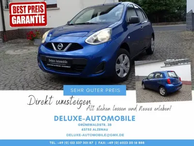 Gebraucht Nissan Micra Visia 80 PS (58 kW) 2015 Blau Kleinwagen