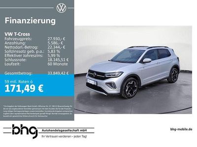 Usata VW T-Cross R-line 150 CV (110 kW) 2025 Argento SUV