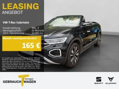 Gebraucht VW T-Roc Cabriolet Goal 116 PS (85 kW) 2025 Schwarz Cabrio