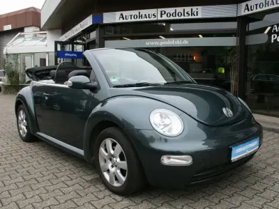 Gebraucht VW New Beetle Cabriolet Highline 116 PS (85 kW) 2003 Grün Cabrio