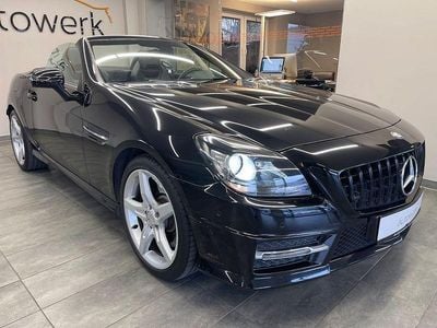 Schwarz Gebraucht 2014 Mercedes SLK200 AMG line Cabrio | 20.900 € (Etwas zu teuer)