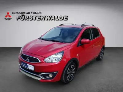 Gebraucht Mitsubishi Space Star Edition+ 80 PS (58 kW) 2018 Amarena rot Kleinwagen