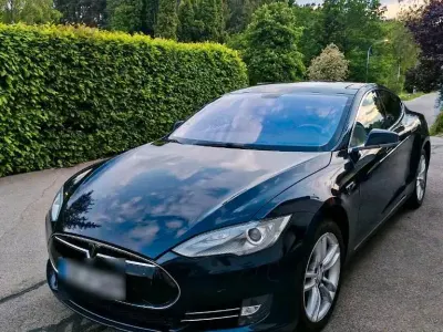 Gebraucht Tesla Model S 309 kW (421 PS) 2013 Blau Kleinwagen