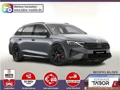 Neu Skoda Octavia 265 PS (194 kW) 2026 Grau (graphite grey metallic) Kombi