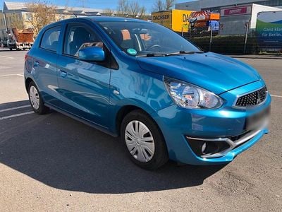 Gebraucht Mitsubishi Space Star 75 PS (55 kW) 2017 Blau Kleinwagen