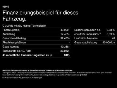 Usata Mercedes C300e AMG 313 CV (230 kW) 2025 Nero Berlina