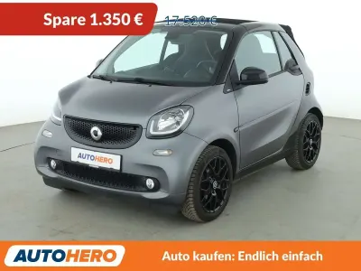 Occasion Smart ForTwo Cabrio Basis 71 ch (52 kW) 2019 Noir Cabriolet