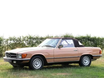 Gebraucht Mercedes SL450 179 PS (131 kW) 1979 Beige Cabrio