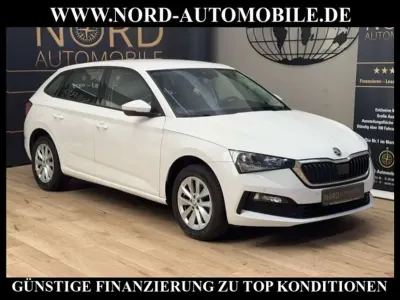Gebraucht Skoda Scala Ambition 110 PS (80 kW) 2023 Weiß Kleinwagen