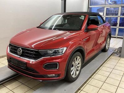 Second-hand VW T-Roc Cabriolet R-line 150 CP (110 kW) 2021 Roșu Cabrio