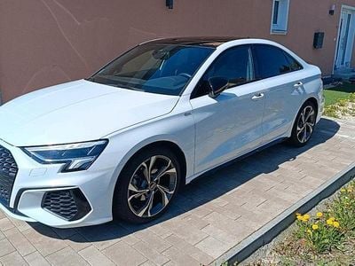 Gebraucht Audi A3 S-Line 150 PS (110 kW) 2023 Weiß Limousine
