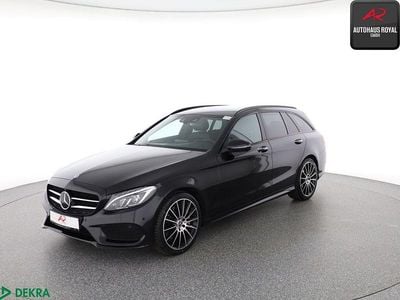 Schwarz (metallic) Gebraucht 2017 Mercedes C250 AMG Kombi | 22.880 € (Fairer Preis)
