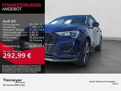 Gebraucht Audi Q3 Advanced 150 PS (110 kW) 2022 Blau SUV