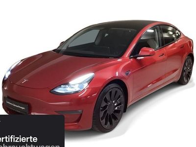 Gebraucht Tesla Model 3 Performance 377 kW (513 PS) 2021 Rot Limousine