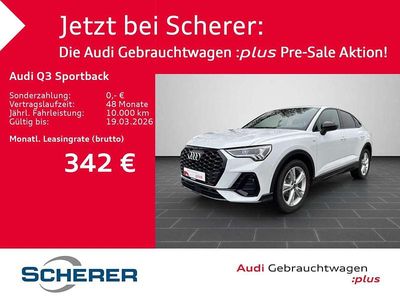 Gebraucht Audi Q3 S-Line 150 PS (110 kW) 2025 Gletscherweiß metallic SUV