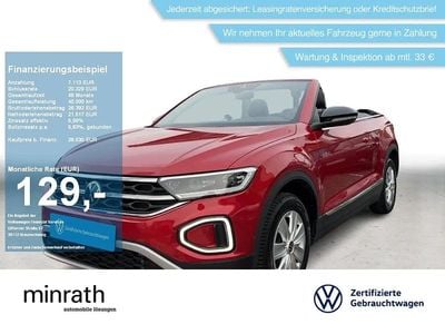 Gebraucht VW T-Roc Cabriolet Goal 150 PS (110 kW) 2025 Schwarz Cabrio